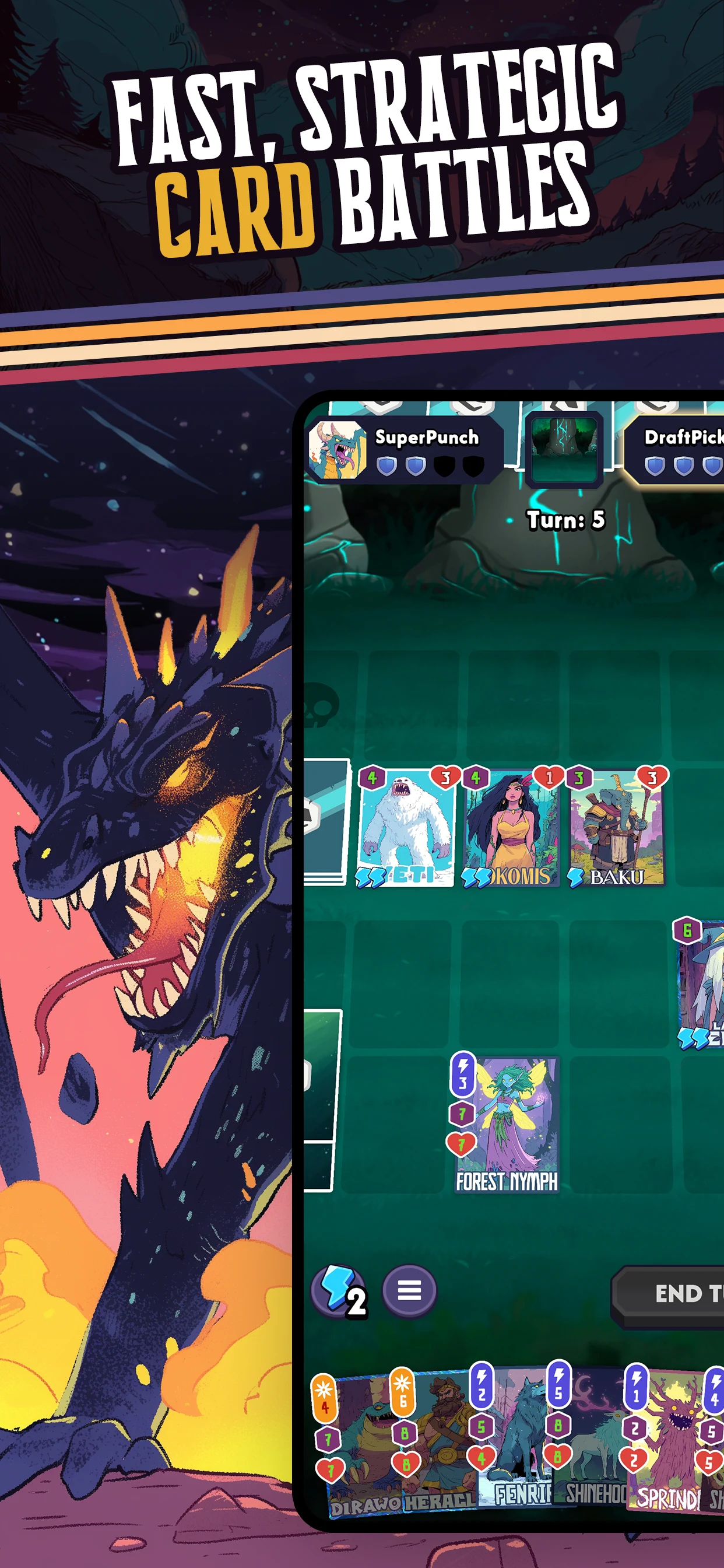 Mystic Realms: TCG Card Battle screenshot