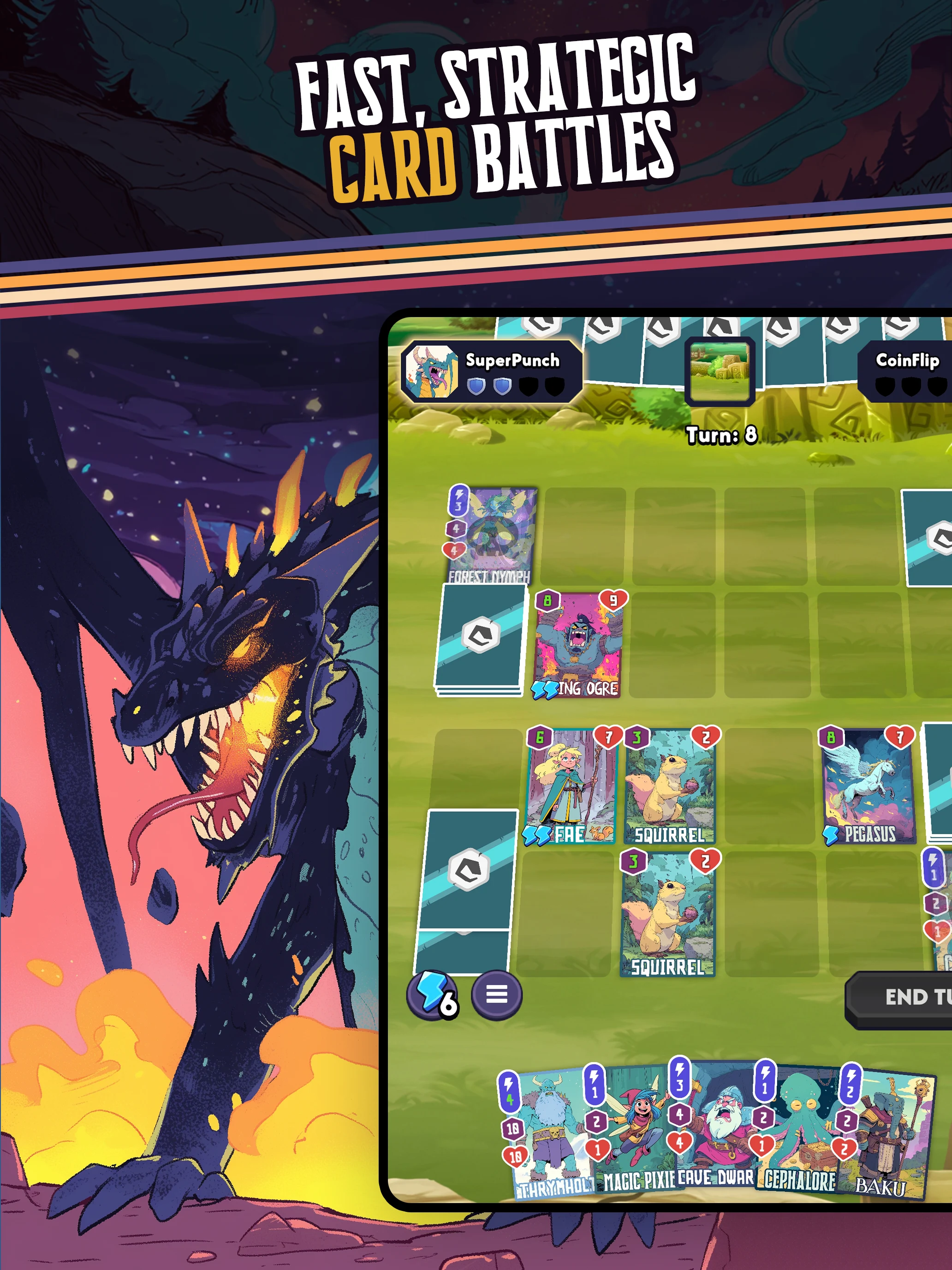 Mystic Realms: TCG Card Battle screenshot