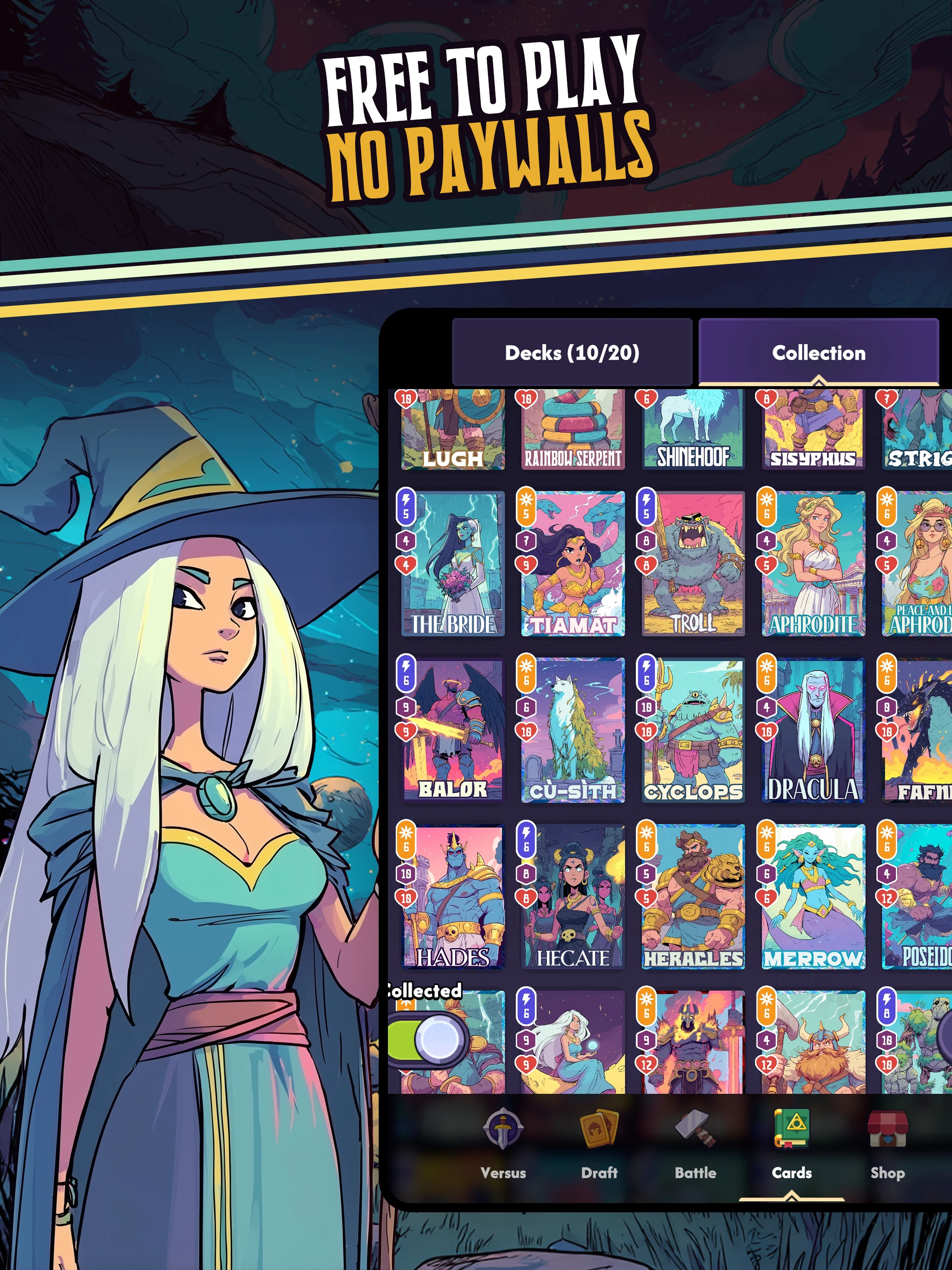 Mystic Realms: TCG Card Battle screenshot